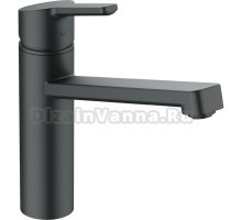 Смеситель для кухни Kludi M3 585753975 для безнапорных водонагревателей, черный матовый