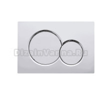 Кнопка смыва для унитаза Wonzon & Woghand WW-IB232-CR пластик, цвет глянцевый хром