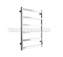 Полотенцесушитель электрический Stout Jazz quadro SHQ-J1QQ-008050 80x50 см, подключение справа, полированный хром, лесенка