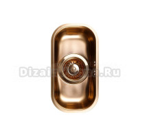 Мойка VARIANT 70 MONARCH COPPER 165X300 в компл. с выпуском без сифона, ,