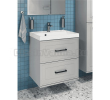 Тумба с раковиной STWORKI Хадстен 60 подвесная, серая