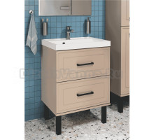 Тумба с раковиной STWORKI Хадстен 60 напольная, латте