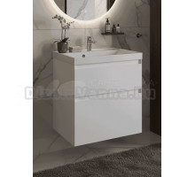 Тумба с раковиной STWORKI Родос 60 подвесная, белая