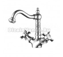 Смеситель для раковины Caprigo Bristol 21-526-crm с донным клапаном, хром