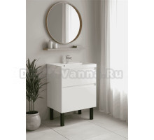 Тумба с раковиной STWORKI Родос 60 напольная, белая