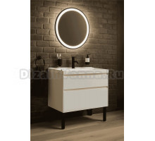 Тумба с раковиной STWORKI Родос 100 напольная, белая