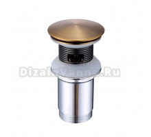 Донный клапан для раковины Caprigo Parts 99-534-VOT с переливом, брашированная бронза
