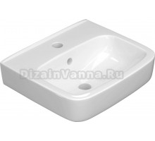 Раковина подвесная Керамин Сквэа 4810531138150 CDB00024893 46 глянцевая белая, прямоугольная