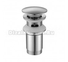 Донный клапан для раковины Caprigo Parts 99-534-CRM с переливом, глянцевый хром