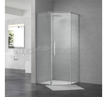 Душевой уголок Terminus Альба 04 4EW100х100C 100х100, хром
