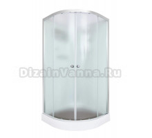 Душевая кабина DTO D09 90х90, профиль хром, стекло матовое