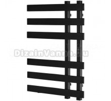 Полотенцесушитель электрический Stout NeoSoul SHQ-N2QQ-007050 70x50 см, подключение справа, матовый черный, лесенка