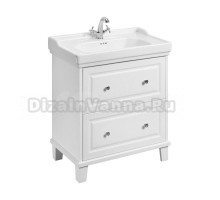 Тумба с раковиной Roca Carmen 80 белая матовая