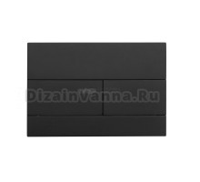 Кнопка смыва для унитаза Wonzon & Woghand WW-IB235-MB пластик, цвет матовый черный