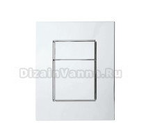 Кнопка смыва для унитаза Wonzon & Woghand WW-IB256-CR пластик, цвет глянцевый хром