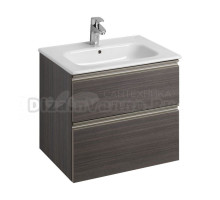 Тумба с раковиной Roca The Gap 60 2 ящика, городской дуб