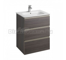 Тумба под раковину без столешницы Roca The Gap 60 3 ящика, городской дуб