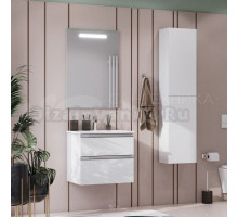 Мебель для ванной комнаты Roca The Gap 60 2 ящика, белый глянец, раковина 32799E000