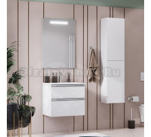 Мебель для ванной комнаты Roca The Gap 60 2 ящика, белый глянец, раковина 3279A8000