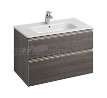 Тумба под раковину без столешницы Roca The Gap 80 2 ящика, городской дуб