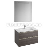 Мебель для ванной комнаты Roca The Gap 80 2 ящика, городской дуб