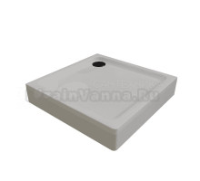 Поддон для душа Radomir Берген SQ 80х80 см, слив черный