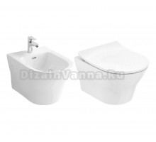 Комплект 3 в 1 Унитаз подвесной Toto MH CW162Y#XW белый + Сиденье TC514G с микролифтом + Биде BW10045G1#XW