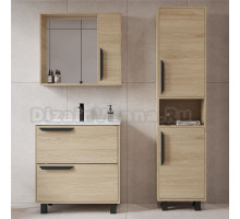 Мебель для ванной комнаты VIANT Кельн 80 напольная, светлое дерево