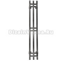 Полотенцесушитель электрический Comfysan Alto-K EC-3 120x20 см, подключение справа, титановый графит, I-образный, из стали