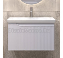 Тумба с раковиной Vigo Neo 70 подвесная, 1 ящик, матовая белая