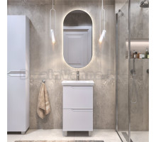 Мебель для ванной комнаты Vigo Neo 50 напольная, 2 ящика, матовая белая