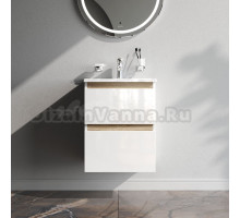 Тумба с раковиной AM.PM X-Joy 50 подвесная, белый глянец