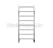 Полотенцесушитель электрический Grota Simple K 530х1200 NP EL 120x45 см, подключение справа, слева, скрытое подключение справа, глянцевый хром, лесенка