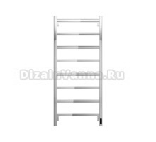 Полотенцесушитель электрический Grota Soffi K 530х1200 NP EL 120x55 см, подключение справа, слева, скрытое подключение справа, глянцевый хром, лесенка