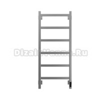 Полотенцесушитель электрический Grota Soffi K 430х1000 NM EL 100x45 см, подключение справа, слева, скрытое подключение справа, матовый хром, лесенка