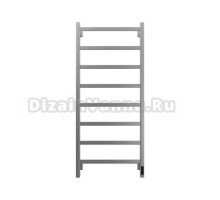 Полотенцесушитель электрический Grota Soffi K 530х1200 NM EL 120x55 см, подключение справа, слева, скрытое подключение справа, матовый хром, лесенка