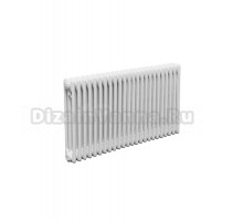 Радиатор стальной трубчатый Теплофорт 200056 3 трубы, 24 секции, боковое проходное подключение, RAL 9016 Gloss