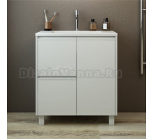 Тумба под раковину без столешницы Emmy Вега 70 белая