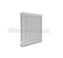 Радиатор стальной трубчатый Теплофорт 200091 2 трубы, 12 секций, боковое проходное подключение, RAL 9016 Gloss