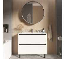 Мебель для ванной комнаты 1MarKa Coda 85Н напольная, перламутр белый