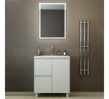 Мебель для ванной комнаты Emmy Вега 70 напольная, белая