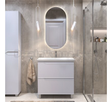 Мебель для ванной комнаты Vigo Neo 80 напольная, 2 ящика, матовая белая