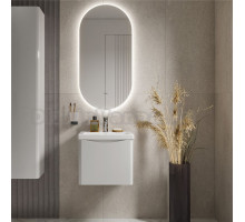 Мебель для ванной комнаты Vigo Glem 50 подвесная, 1 ящик, глянцевая белая