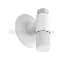 Вентиль Wasserkraft A366 угловой, матовый белый