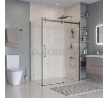 Душевой уголок BelBagno Marino 2 AH-1-150/100-C-GM 150x100, профиль оружейная сталь, стекло прозрачное