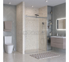 Душевая дверь в нишу BelBagno Marino 2 BF-1-150-C-CR профиль хром, стекло прозрачное