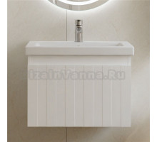 Тумба под раковину без столешницы Vigo Finlay 60 подвесная, 1 ящик, матовая белая