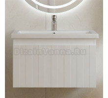 Тумба под раковину без столешницы Vigo Finlay 70 подвесная, 1 ящик, матовая белая