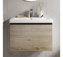 Тумба под раковину без столешницы Vigo Cross 60 подвесная, 1 ящик, светлое дерево