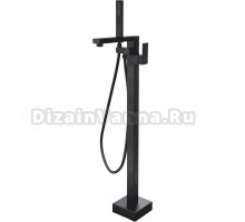 Напольный смеситель для ванны с душем D&K Bayern.Liszt DA1516005 С ВНУТРЕННЕЙ ЧАСТЬЮ, черный